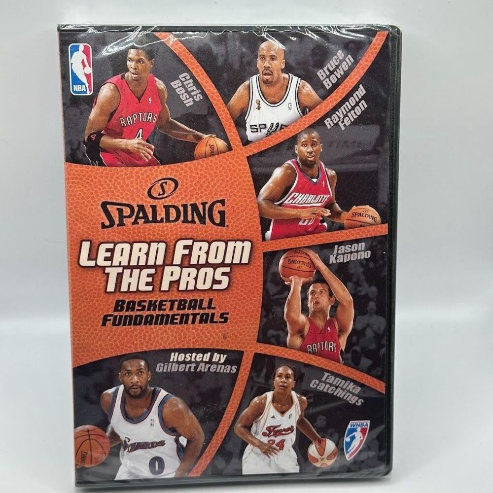 Spalding Basketball Basic Fundamentals-Learn From The Pros- (DVD, 2007)-NEW